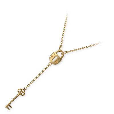 Victorina イエローゴールドネックレス