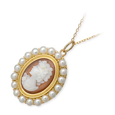 Victorina イエローゴールドネックレス