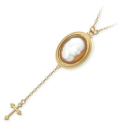 Victorina イエローゴールドネックレス