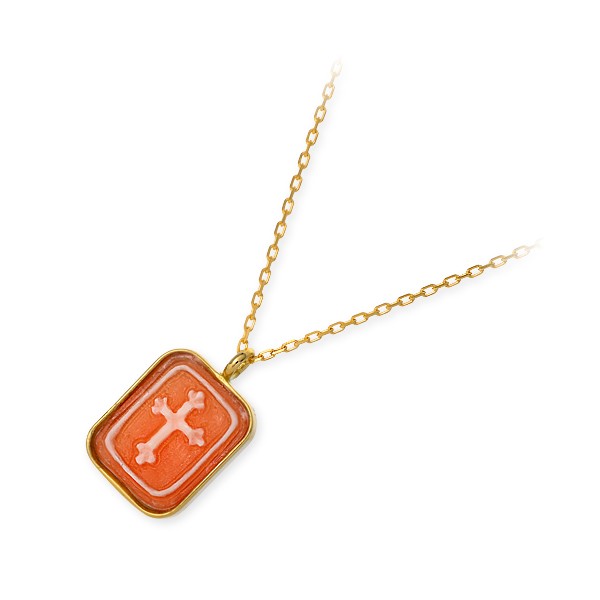 Victorina イエローゴールドネックレス