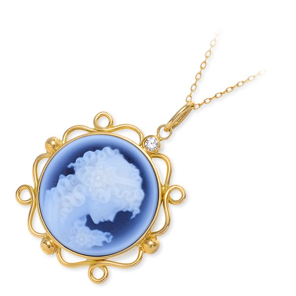 Victorina イエローゴールドネックレス