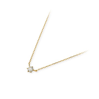 Victorina イエローゴールドネックレス