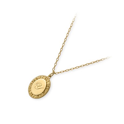 Victorina イエローゴールドネックレス