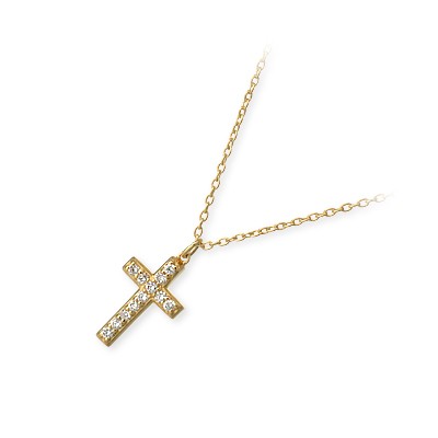 Victorina イエローゴールドネックレス