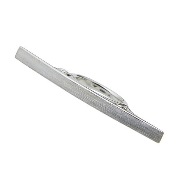 GIGOR シルバーリング サティーナプレフレッジリング