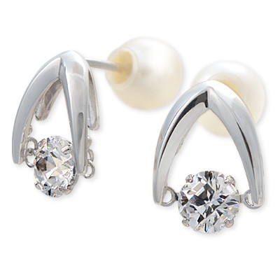 Crossfor NewYork シルバーピアス