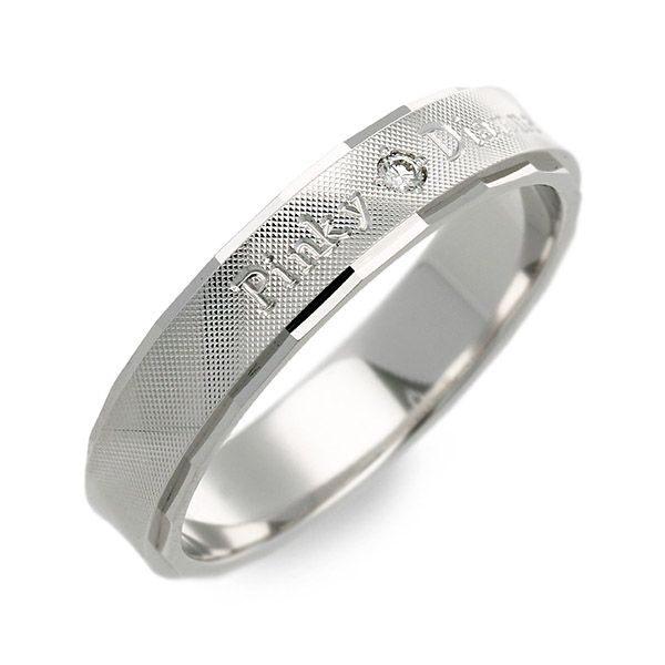 PINKY&DIANNE ホワイトゴールドマリッジリング