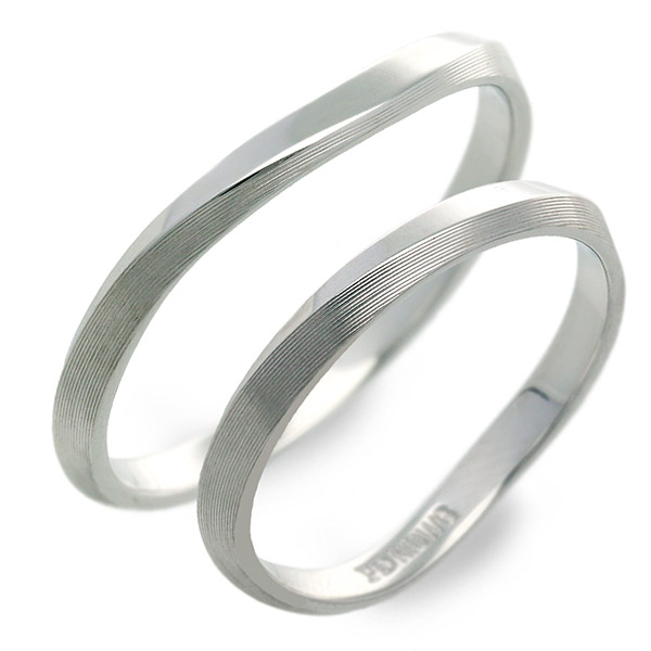 PINKY&DIANNE ホワイトゴールドマリッジリング