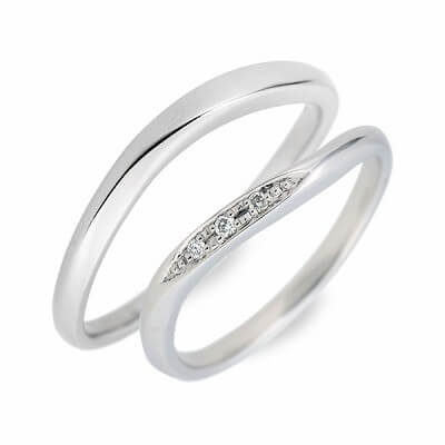 WISP ホワイトゴールドペアリング