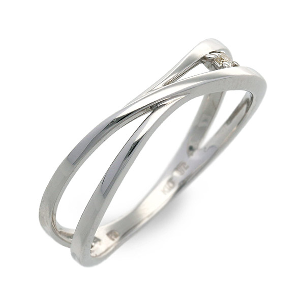 PINKY&DIANNE ホワイトゴールドリング