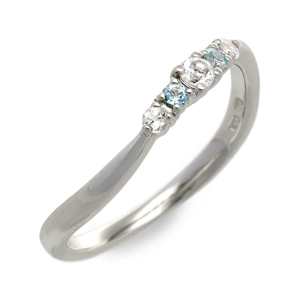 PINKY&DIANNE ホワイトゴールドリング