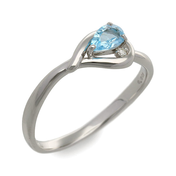 PINKY&DIANNE ホワイトゴールドリング