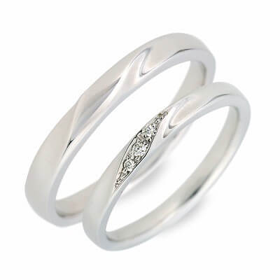 WISP ホワイトゴールドペアリング