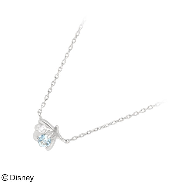Disney ホワイトゴールドネックレス