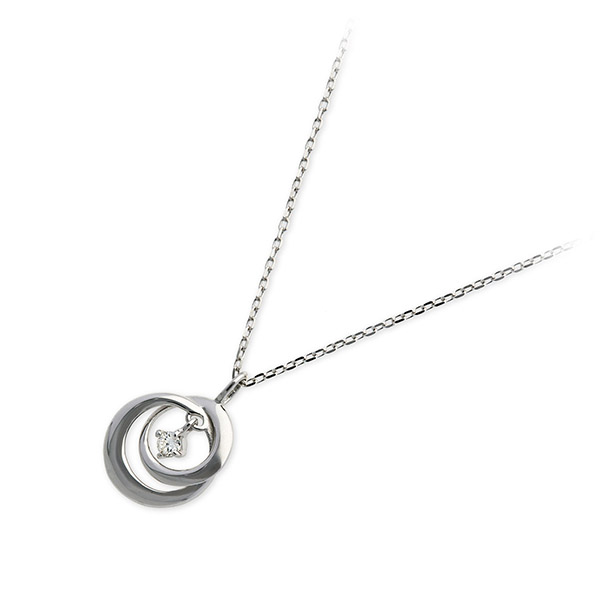 PINKY&DIANNE ホワイトゴールドネックレス