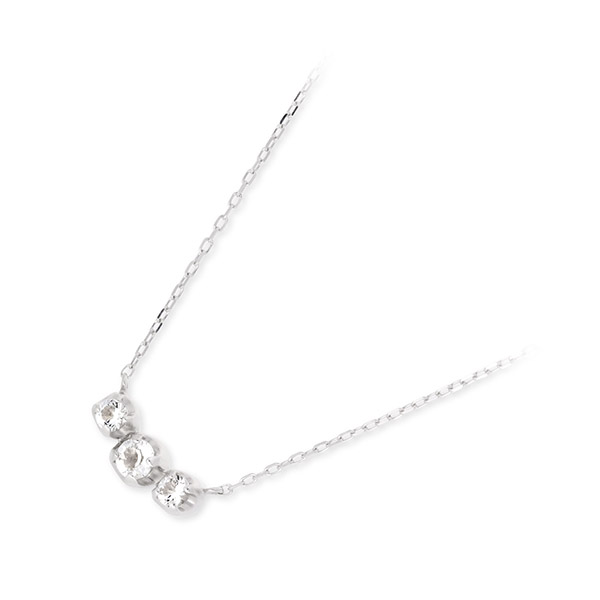 PINKY&DIANNE ホワイトゴールドネックレス