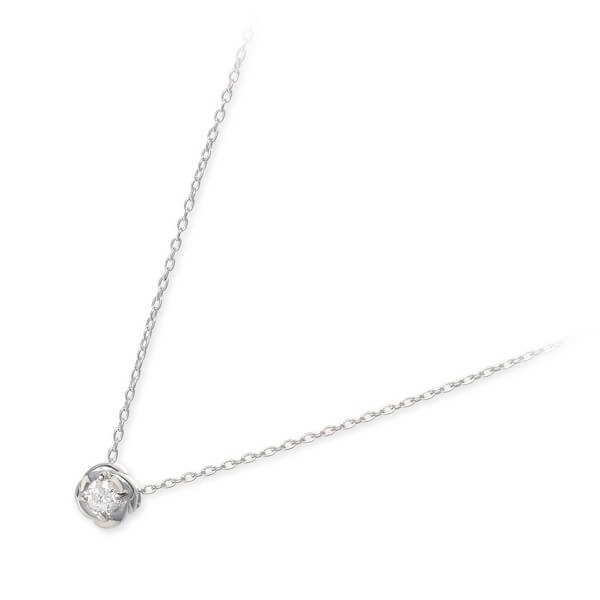 WISP ホワイトゴールドネックレス