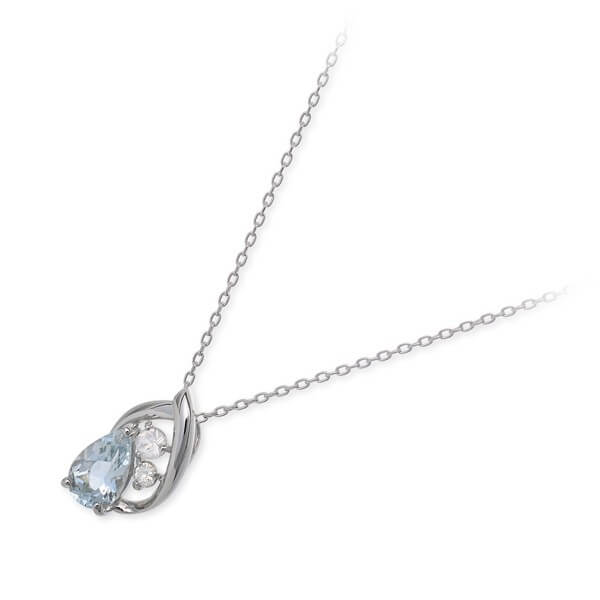 WISP ホワイトゴールドネックレス