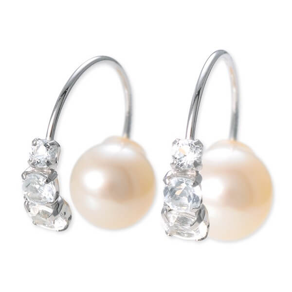 WISP ホワイトゴールドピアス