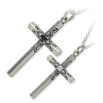 Magische Vissen シルバーペアネックレス