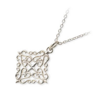 Magische Vissen シルバーネックレス