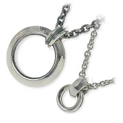 Magische Vissen シルバーペアネックレス