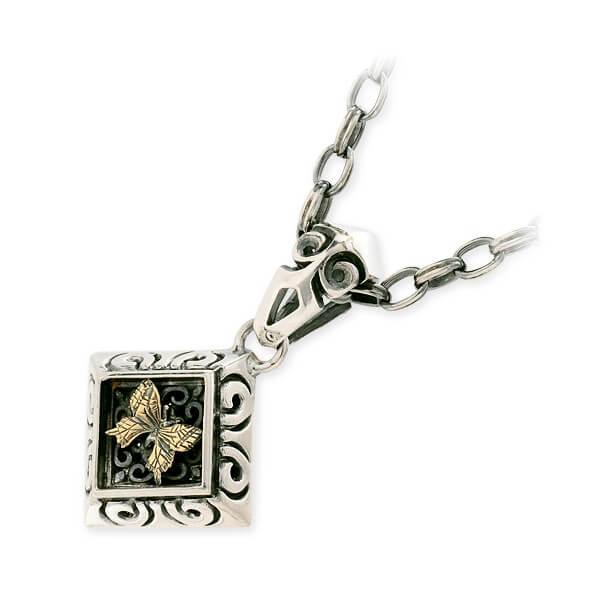 Magische Vissen シルバーネックレス