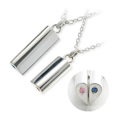 Magische Vissen シルバーペアネックレス