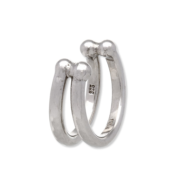 entiere シルバーイヤーカフ