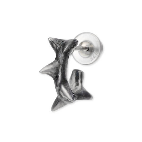 PUERTA DEL SOL シルバーフープピアス(片耳用)