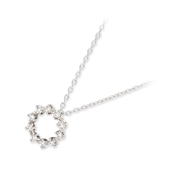 Sweet 10 Diamond レディース プラチナネックレス PCSL20144