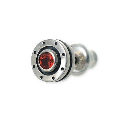 Dr MONROE シルバースタッドピアス(片耳用)