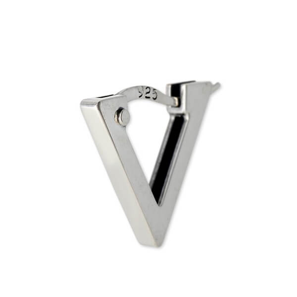 Dr MONROE シルバーピアス(片耳用)