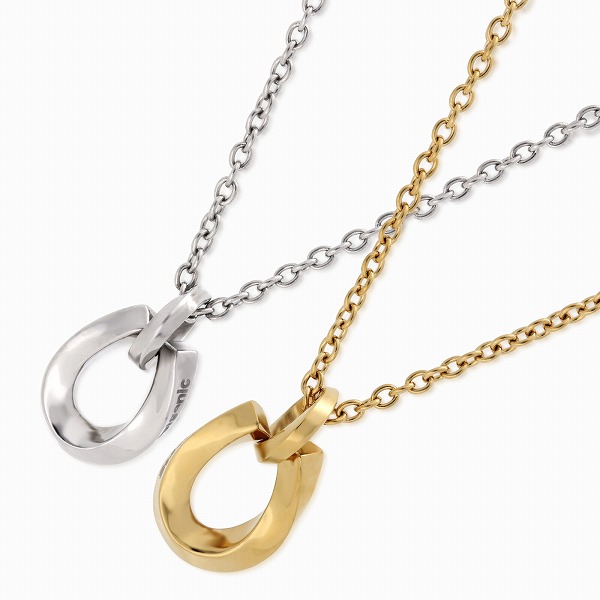 Steelgenic ステンレスペアネックレス