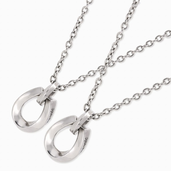 Steelgenic ステンレスペアネックレス