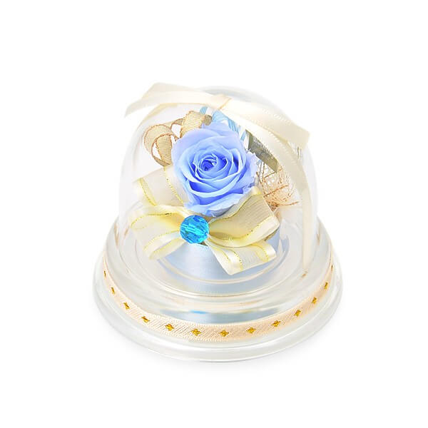 お花ソムリエ フラワー 誕生日 プリザーブドフラワー ドームアレンジ 3月