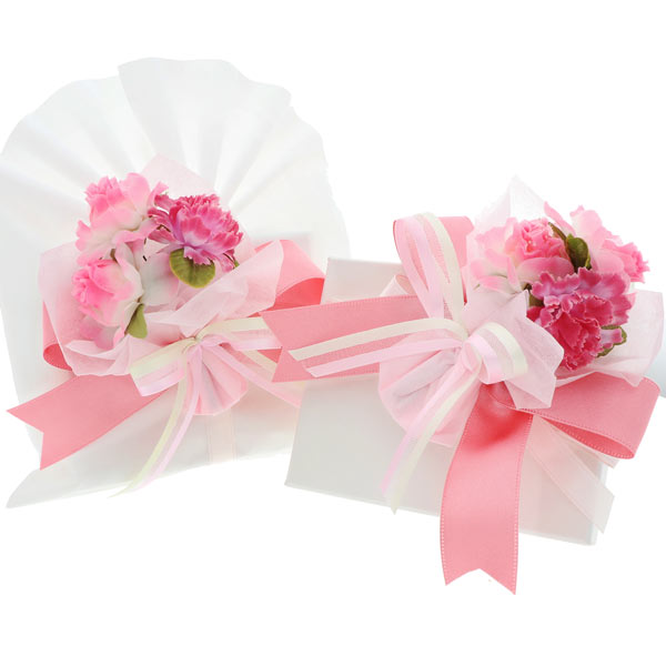 スペシャルラッピング オーナメントラッピング　ピンクカラー