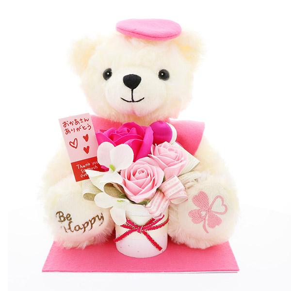 お花ソムリエ フラワー お母さんありがとう ソープフラワー ピンク