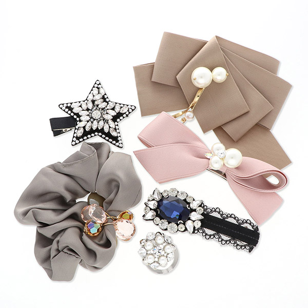 お花ソムリエ フラワー ヘアアクセサリー6点セット