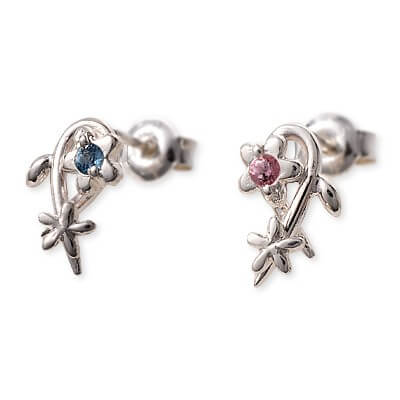 UZUOU シルバースタッドピアス