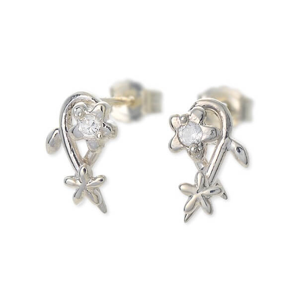 UZUOU シルバースタッドピアス