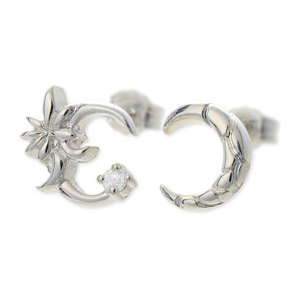 UZUOU シルバースタッドピアス