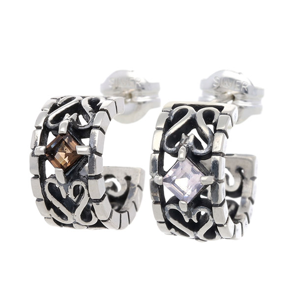 UZUOU シルバーピアス