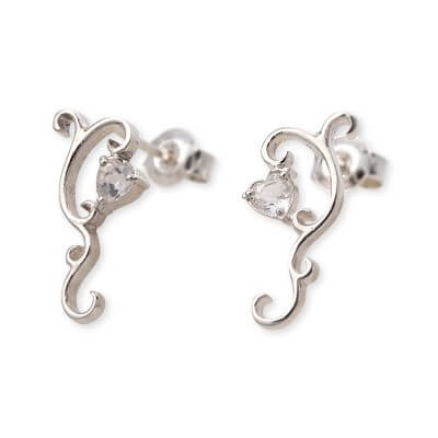 UZUOU シルバースタッドピアス