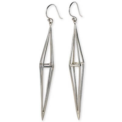 UZUOU シルバーフックピアス