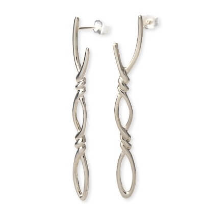 UZUOU シルバースタッドピアス