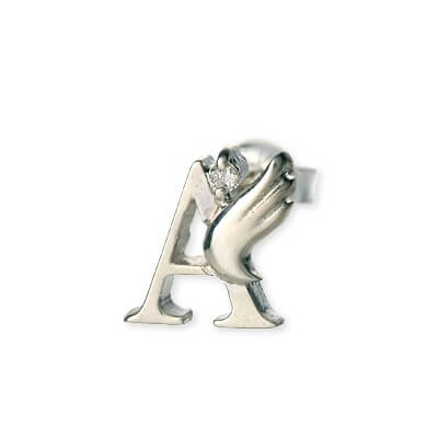 UZUOU シルバースタッドピアス