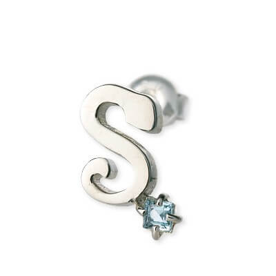 UZUOU シルバースタッドピアス