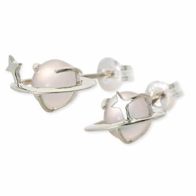 UZUOU シルバースタッドピアス