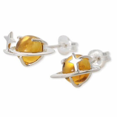 UZUOU シルバースタッドピアス